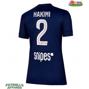 Paris Saint-Germain Achraf Hakimi #2 Hemmatröja Kvinnor 2025-26 Kortärmad